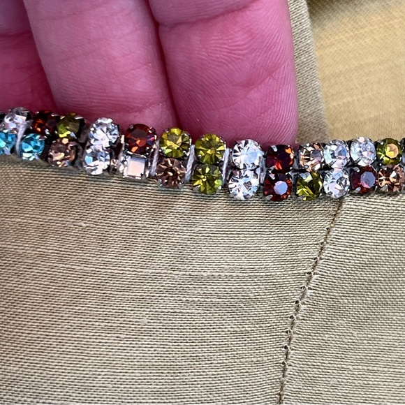 NWOT Sandro Rhinestone Waist Olariane Midi Skirt-w/ missing crystals/dropped hem - Picture 13 of 16